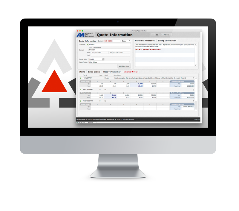 CNC Machinist Custom Software Developer